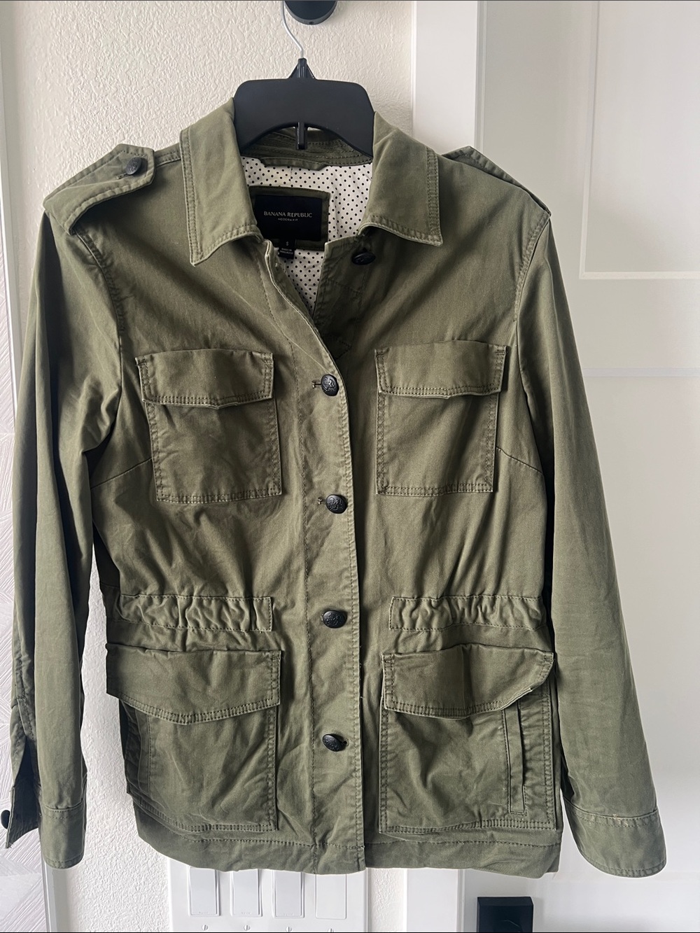 Banana Republic Olive Green Women's Utility Field Jacket